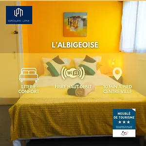 L'albigeoise - Confort - Tout Equipe - Parking Gratuit - 10 Min A Pied Du Centre-ville - Proche Gare - Universite - Vue Parc - Fibre Albi
